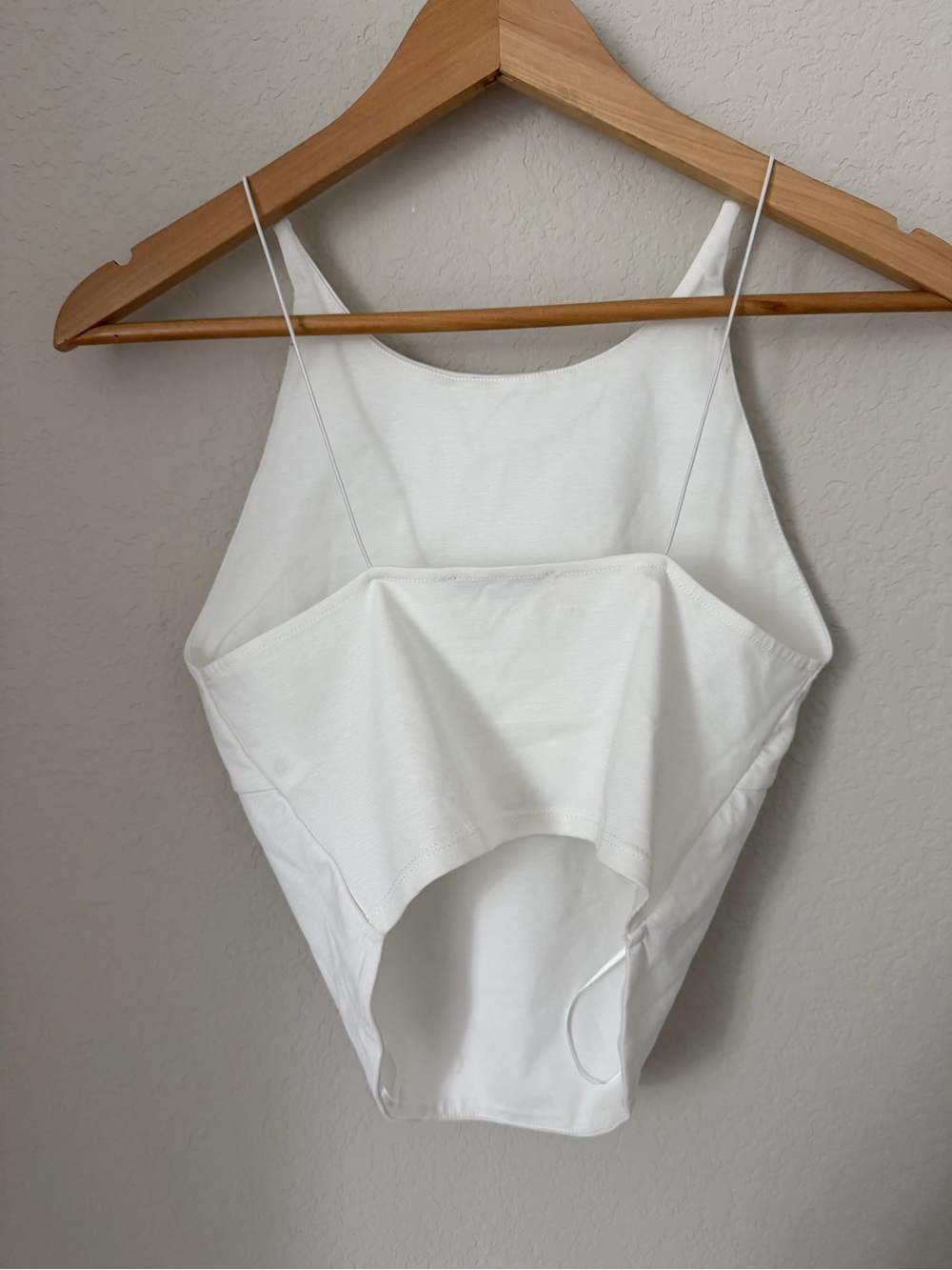 ZARA White Slim Spaghetti-Strap Camisole - Picture 4 of 7